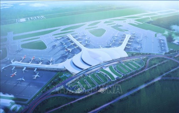 Perspective of Long Thanh International Airport project's first phase (Photo: VNA)