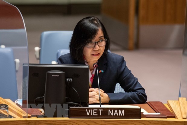 Deputy Permanent Representative of Vietnam to the UN, Minister Counsellor Nguyen Phuong Tra (Photo: VNA)