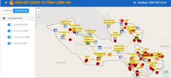Theo dõi tình hình dịch bệnh qua bản đồ Covid-19