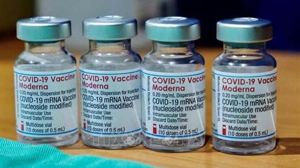 The US will send 2 million doses of COVID-19 vaccines produced by Moderna to Vietnam this week (Photo: AFP/VNA)