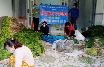 Chợ rau 0 đồng xã Long Sơn