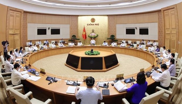 At the regular Government meeting in June 2021 (Source: VNA)