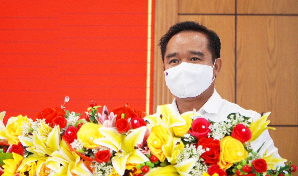 Member of the Party Central Committee, Secretary of the Provincial Party Committee, Chairman of the People's Council of Long An Province - Nguyen Van Duoc (Photo: Hong Anh)