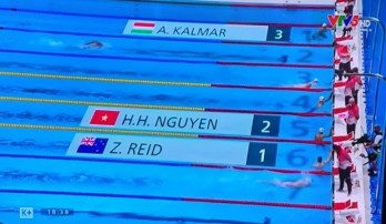 Swimmer Nguyen Huy Hoang to compete in men’s 1500m freestyle