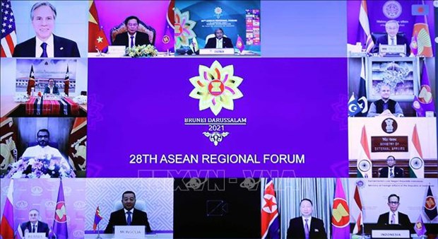 At the 28th ASEAN Regional Forum (Photo: VNA)