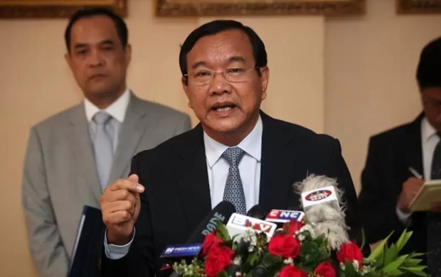 Cambodian Minister of Foreign Affairs and International Cooperation Prak Sokhonn. (Photo: cambodiadaily.com)