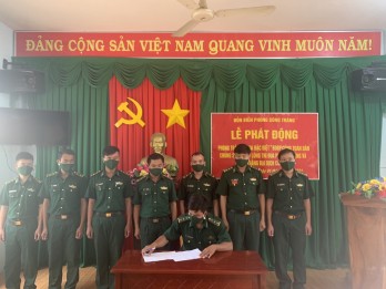 Đồn Biên phòng Sông Trăng phát động phong trào thi đua đặc biệt