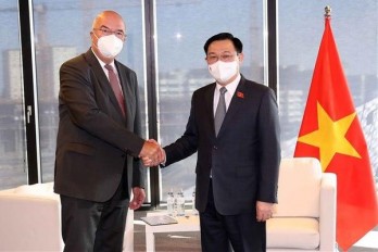 Vietnamese NA Chairman receives leaders of Austrian businesses