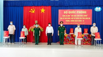 ‘Gói dân sinh mùa Covid’: Hỗ trợ người dân huyện Tân Trụ, Bến Lức và TP.Tân An