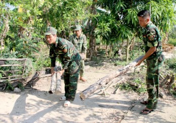 Bộ đội Biên phòng chung sức xây dựng nông thôn mới