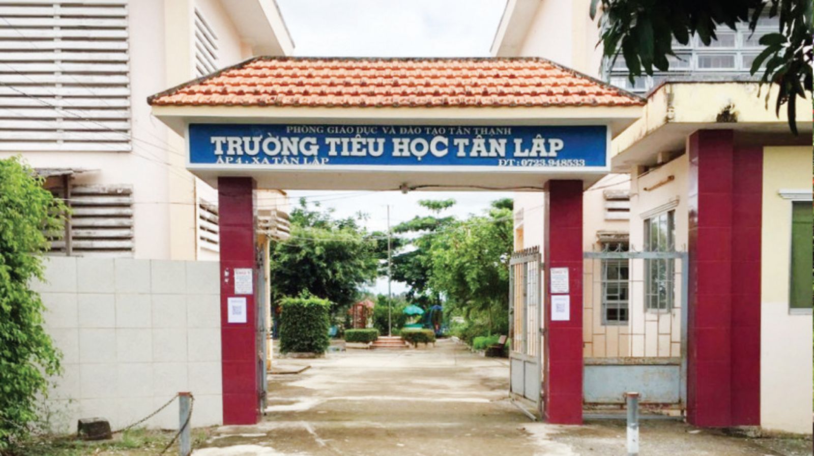 Trường Tiểu học Tân Lập đạt chuẩn quốc gia năm 2018