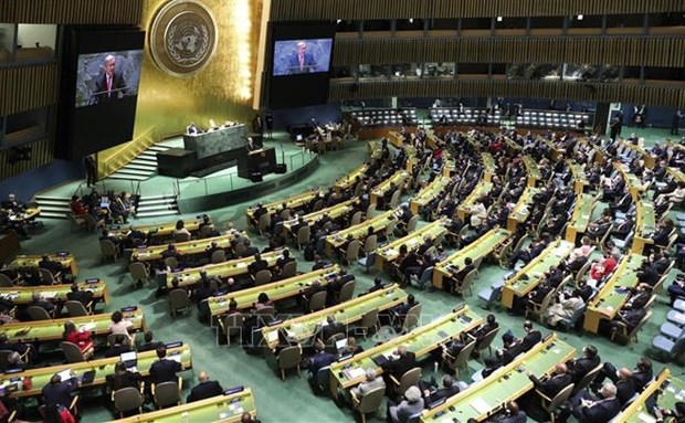 At a meeting of the UN (Photo: VNA)