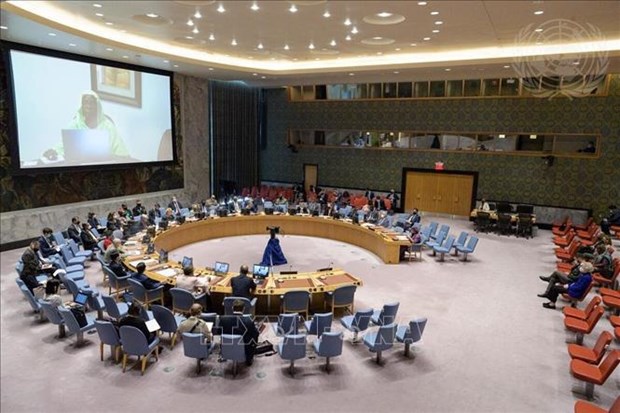 A working session of the United Nations Security Council (Photo: VNA)