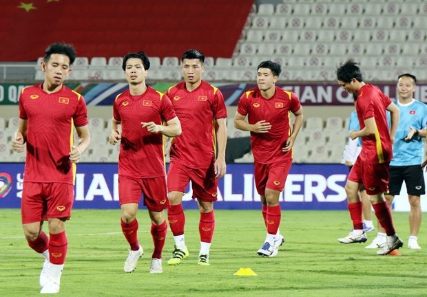 Vietnamese players aiming for match against China (Source: VFF)