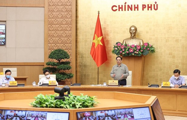 PM Pham Minh Chinh at the event (Photo: VNA)