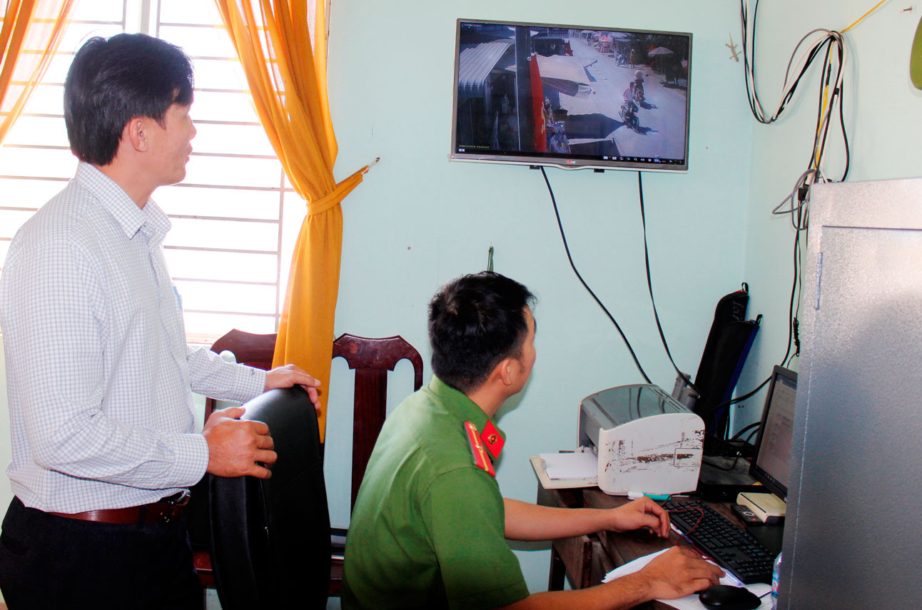 Thông qua mô hình Camera an ninh, Công an huyện Cần Đước khám phá thành công nhiều chuyên án trộm cắp, cướp giật tài sản (Ảnh tư liệu)