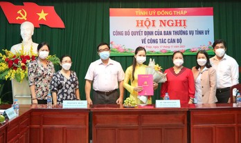 Đồng chí Trần Thị Thanh Hiền giữ chức vụ Phó Tổng Biên tập Báo Đồng Tháp