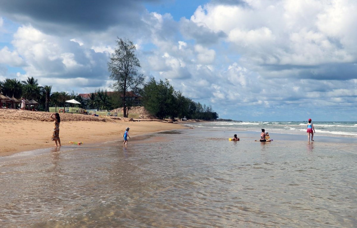 Bãi biển Bãi Dài, xã Gành Dầu, huyện đảo Phú Quốc (Kiên Giang). (Ảnh: Lê Huy Hải/TTXVN)