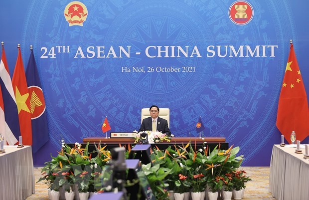 Prime Minister Pham Minh Chinh attended the 24th ASEAN-China Summit in October (Photo: VNA)