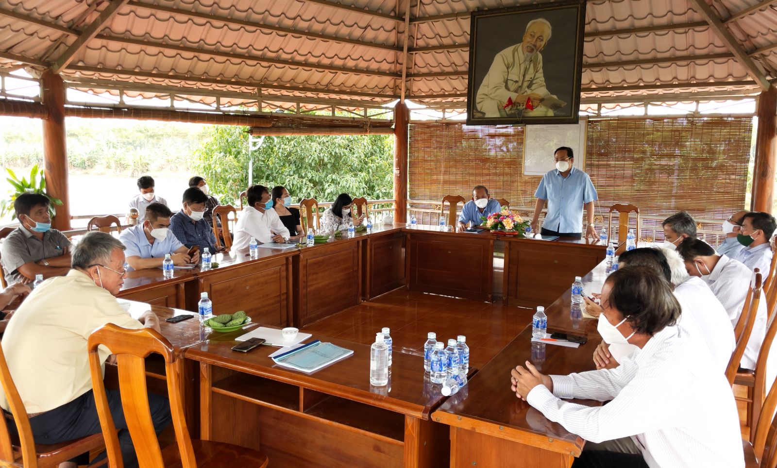 Vice Chairman of the Provincial People's Committee – Nguyen Minh Lam asks the parties to coordinate to develop a more feasible cooperation plan