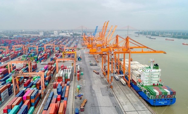 Hai Phong port (Photo: VNA)