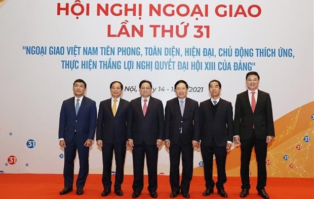 The 31st Diplomatic Conference opened in Hanoi on December 15. (Photo: VNA)