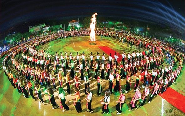 A Xoe Thai performance (Photo: baoquocte.vn)