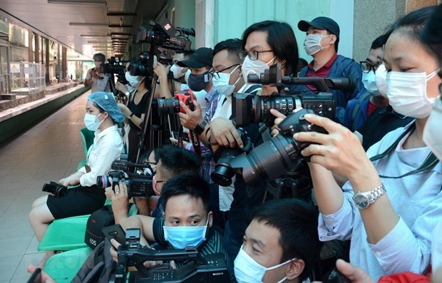 Vietnam counts 816 press agencies with 40,000 employees, of whom 17,161 have been granted with press cards. (Photo: VNA)