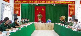 Bộ Chỉ huy Quân sự tỉnh Long An kiểm tra công tác tuyển quân năm 2022 tại Đức Hòa, Đức Huệ