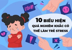 10 biểu hiện cha mẹ quá nghiêm khắc có thể làm trẻ stress, trầm cảm