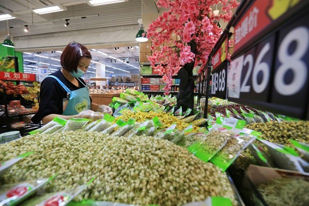 Inside a supermarket in China (Photo: Xinhua/VNA)