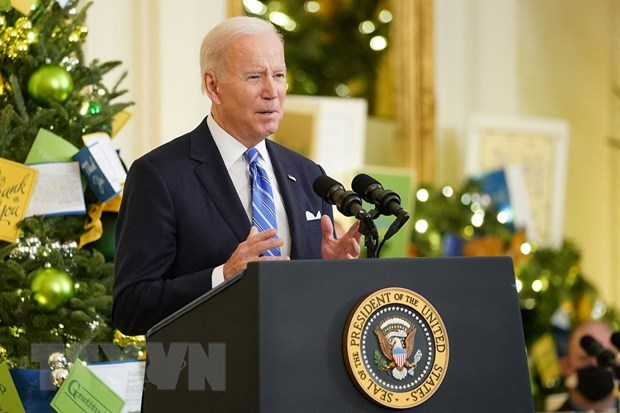 US President Joe Biden at the White House on December 16 (Photo: AFP/VNA)