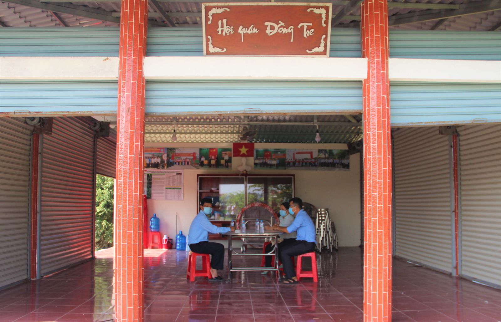 Mô hình hội quán là nơi nông dân chia sẻ kinh nghiệm sản xuất