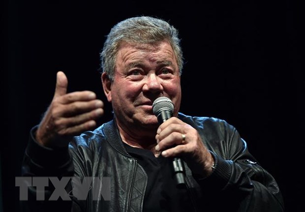 Nam diễn viên William Shatner. (Ảnh: AFP/TTXVN)