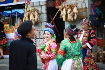 Various activities celebrating New Year at cultural village