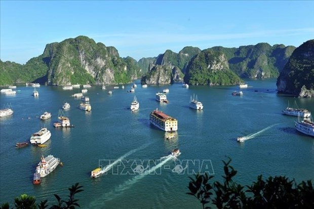 Boats on Ha Long Bay, a tourist magnet in the northern province of Quang Ninh (Photo: VNA)