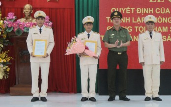 Công an tỉnh Long An công bố thành lập Phòng An ninh mạng và phòng, chống tội phạm sử dụng công nghệ cao