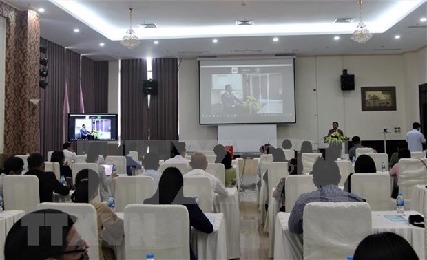 A seminar is held in An Giang province on January 20 to promote trade and investment between the US and the Mekong Delta localities. (Photo: VNA)