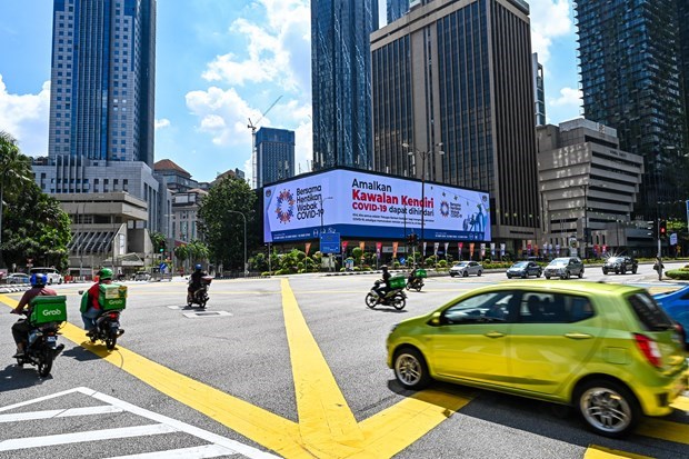 A street in Kuala Lumpur capital of Malaysia in June 2021 (Photo: Xinhua/VNA)