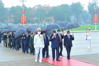 Lãnh đạo Đảng, Nhà nước vào Lăng viếng Chủ tịch Hồ Chí Minh