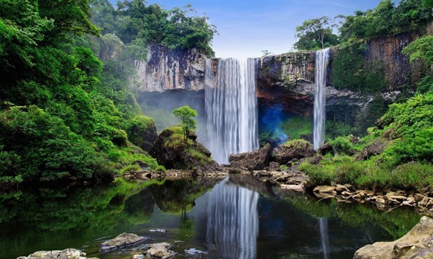 K50 Waterfall in Kon Ha Nung Biosphere Reserve (Photo: VNA)