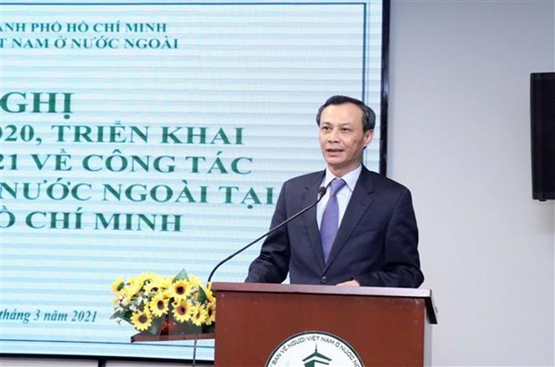 Ambassador Luong Thanh Nghi, Vice Chairman of the State Committee for Overseas Vietnamese Affairs (Photo: VNA)