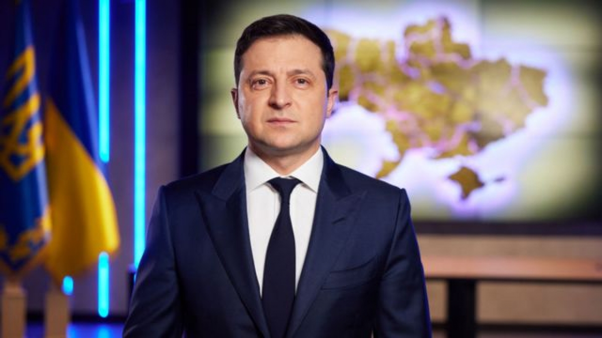 Tổng thống Ukraine Volodymyr Zelensky. Ảnh: BBC