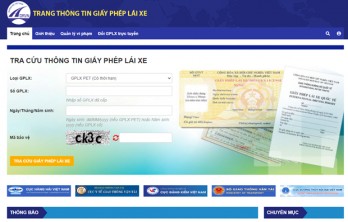 Đề xuất xử lý các trang web giả mạo cấp giấy phép lái xe