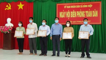 Bình Hiệp thực hiện tốt các nội dung Ngày Biên phòng toàn dân