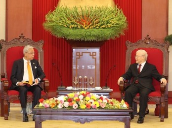 Party General Secretary welcomes Malaysian Prime Minister