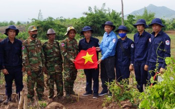 Quy tập được 7 bộ hài cốt liệt sĩ quân tình nguyện Việt Nam hy sinh tại tỉnh Pailin, Vương quốc Campuchia