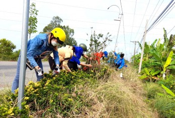 Tân Thạnh: Ngày Đoàn viên - nhân lên tinh thần xung kích của tuổi trẻ