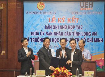 UBND tỉnh Long An và Trường Đại học Kinh tế TP.HCM ký kết Biên bản ghi nhớ hợp tác