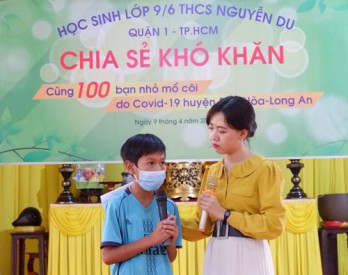 Mang yêu thương đến với trẻ mồ côi vì Covid-19